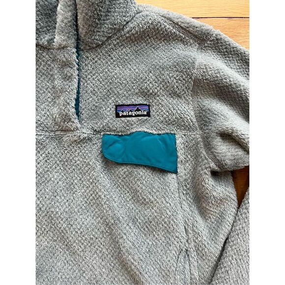 Patagonia Synchilla Snap T Fleece Pullover Womens Size S and Gray - Picture 2 of 4
